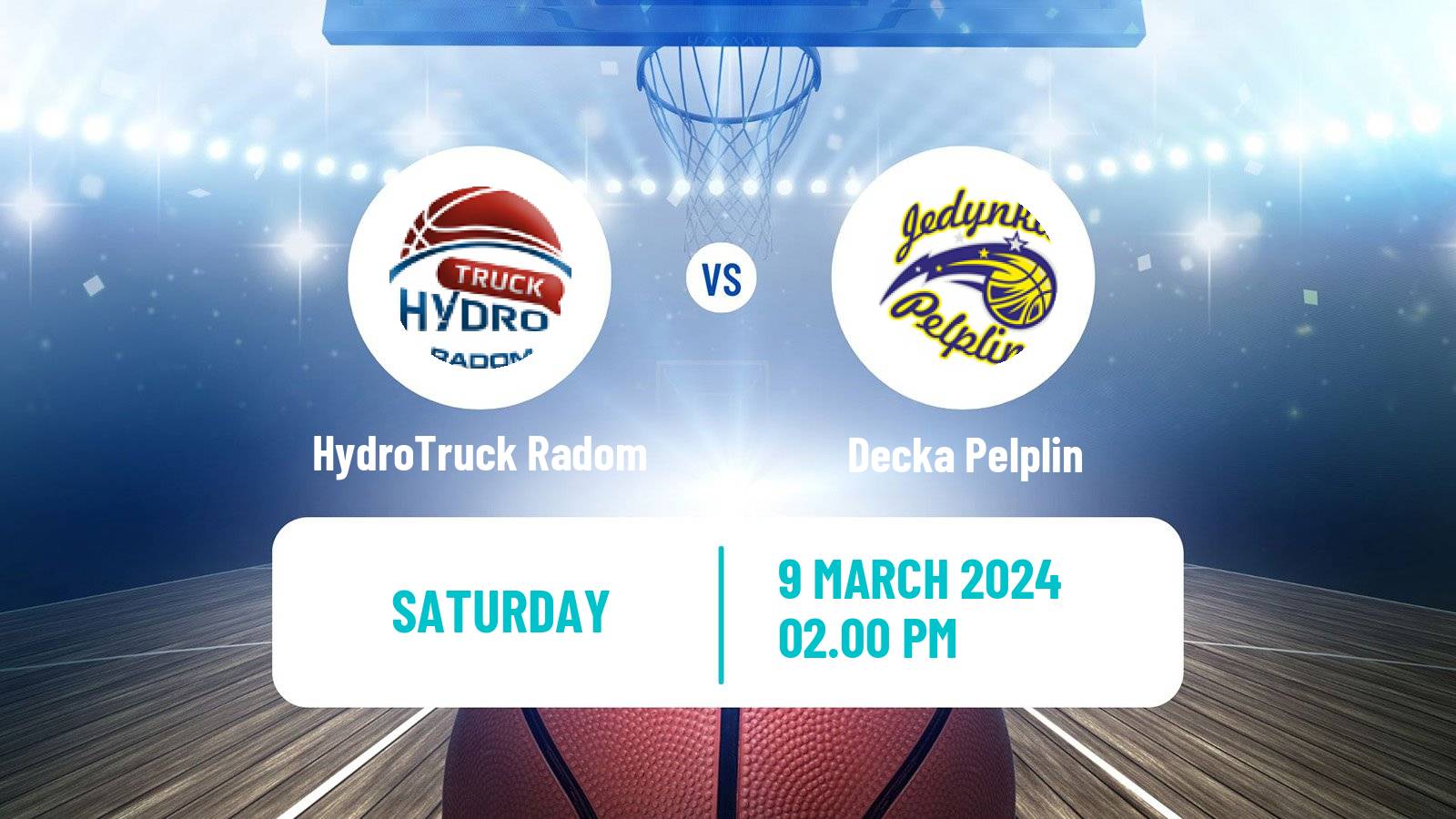 Basketball Polish 1 Liga Basketball HydroTruck Radom - Decka Pelplin