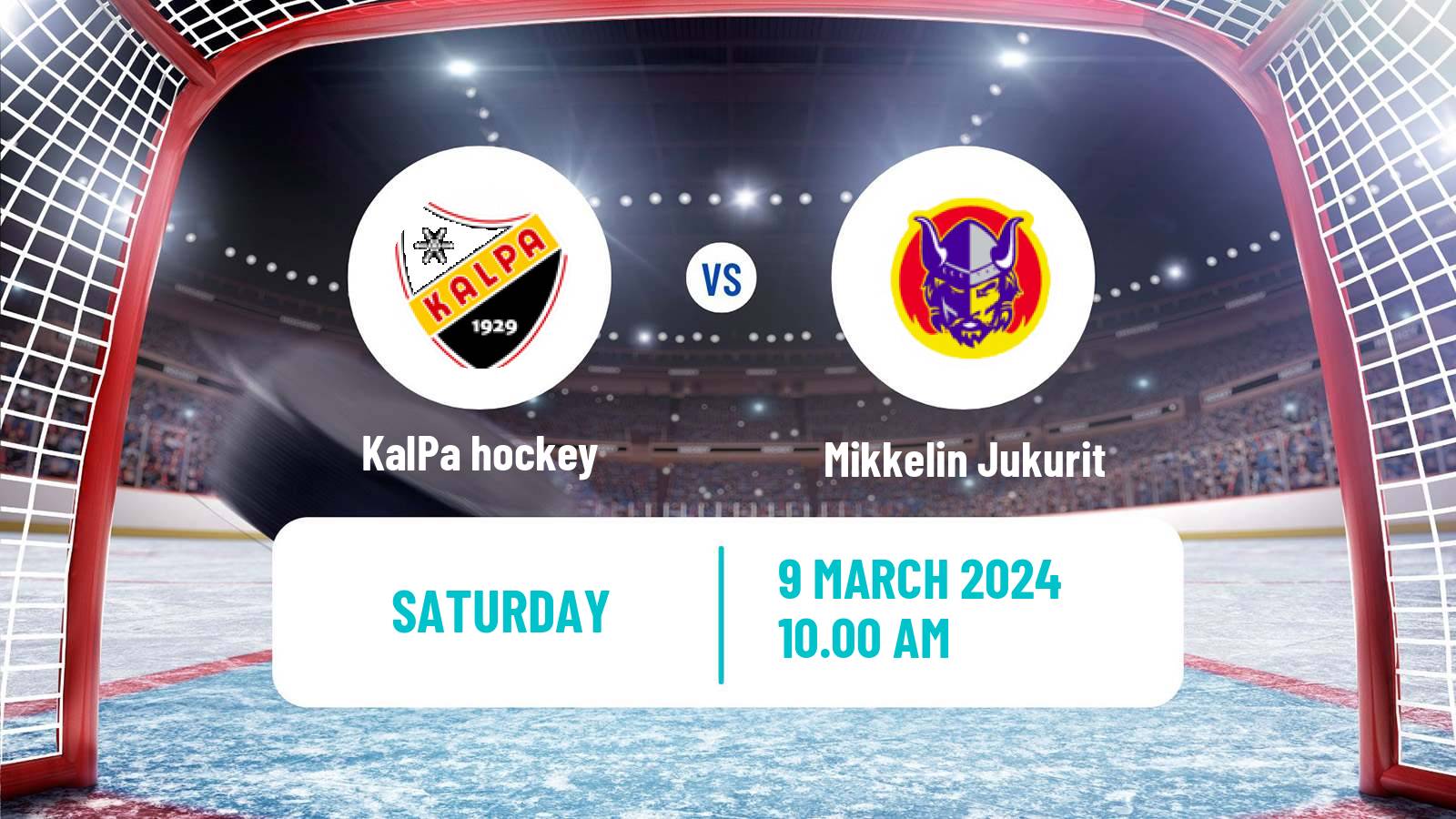 Hockey Finnish SM-liiga KalPa - Mikkelin Jukurit