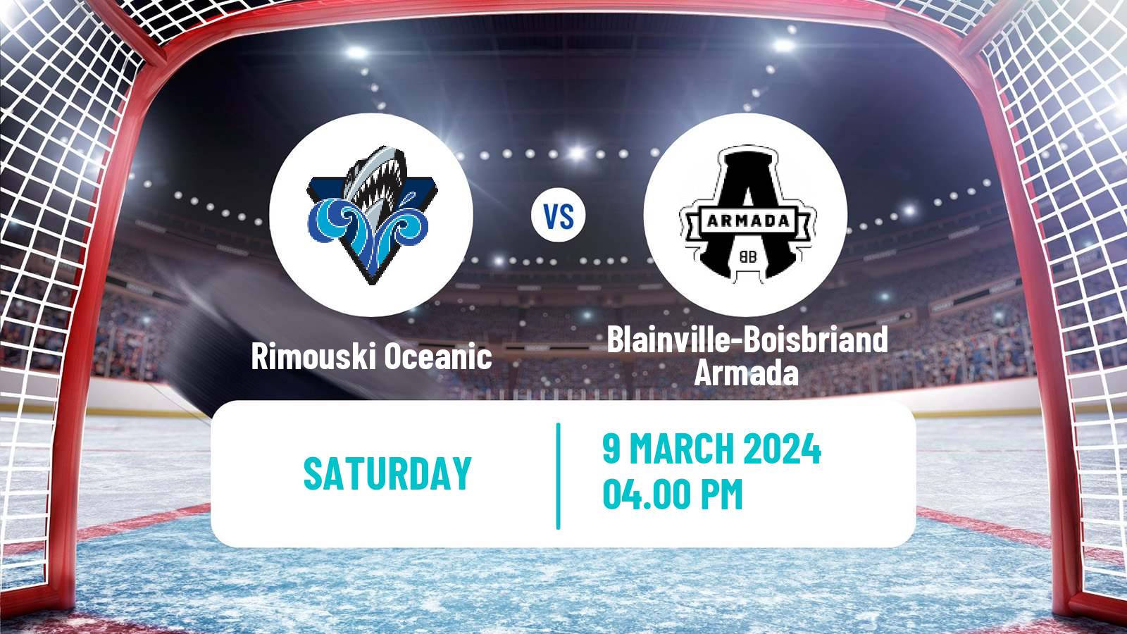 Hockey QMJHL Rimouski Oceanic - Blainville-Boisbriand Armada