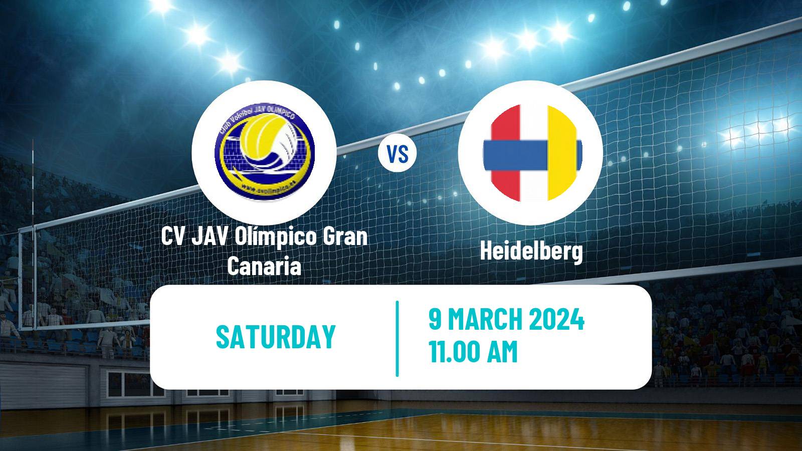 Volleyball Spanish SuperLiga Volleyball Women CV JAV Olímpico Gran Canaria - Heidelberg