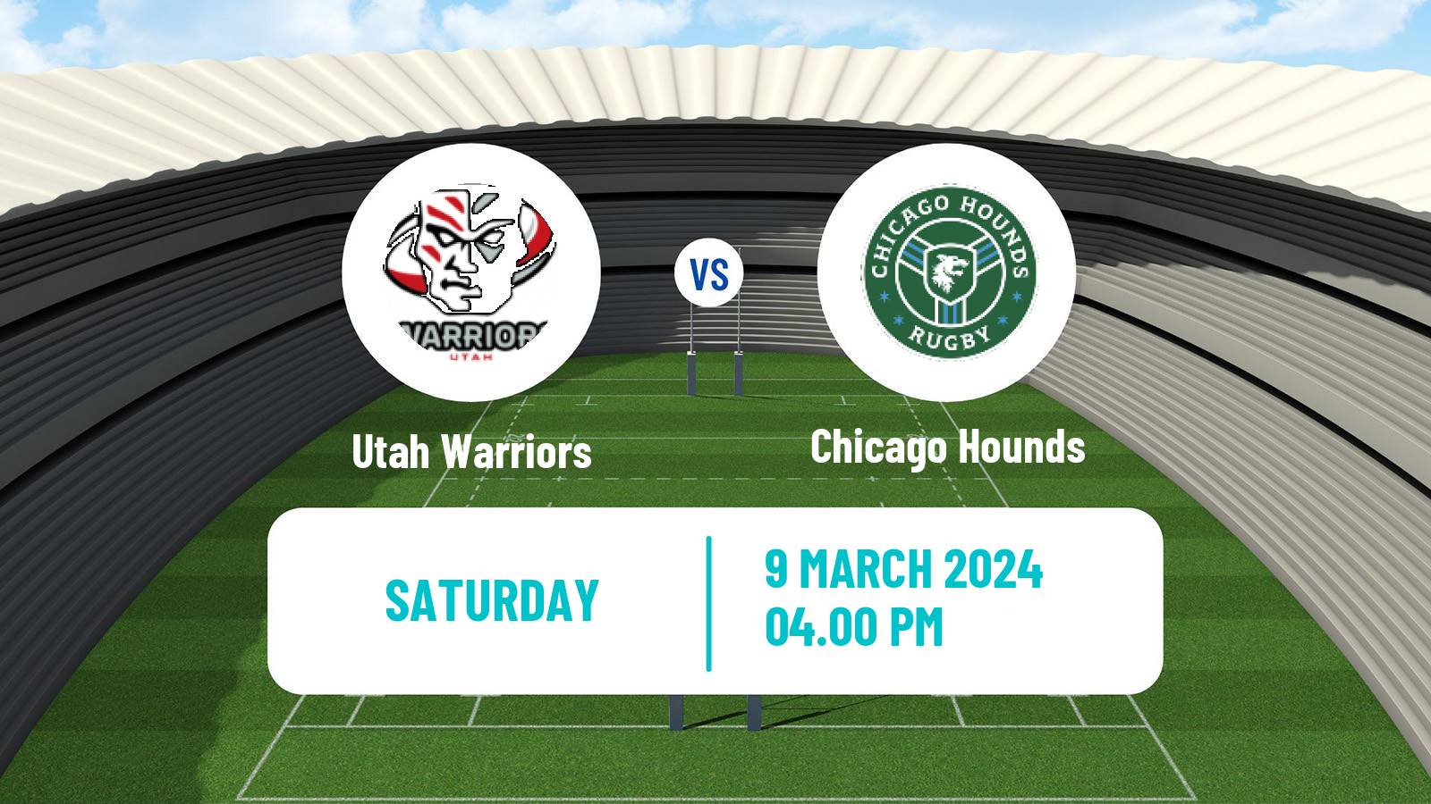 Rugby union USA Major League Rugby Utah Warriors - Chicago Hounds