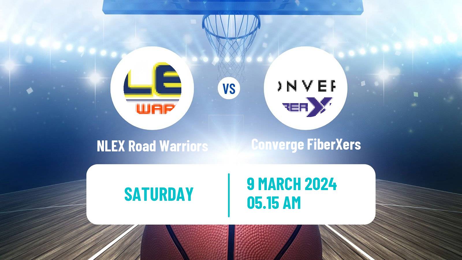 Basketball Philippines Cup NLEX Road Warriors - Converge FiberXers