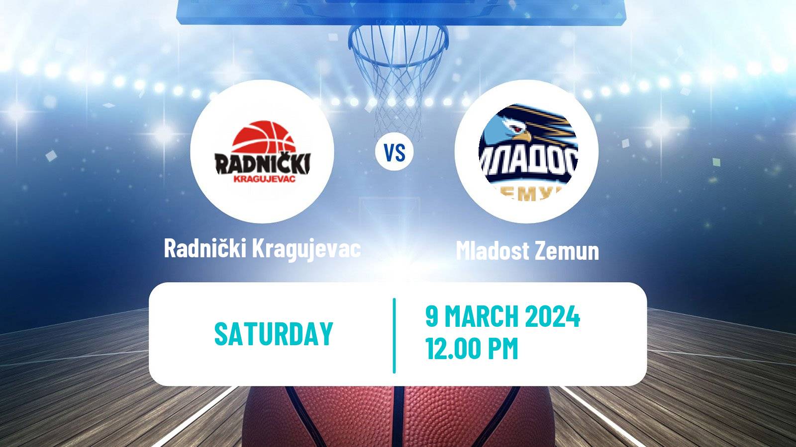 Basketball Serbian First League Basketball Radnički Kragujevac - Mladost Zemun