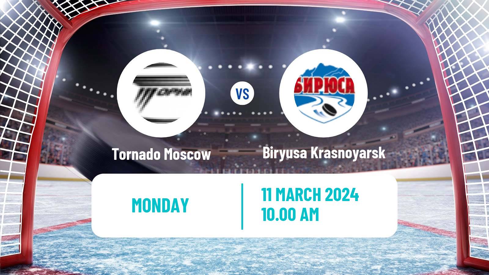 Hockey Russian WHL Tornado Moscow - Biryusa Krasnoyarsk