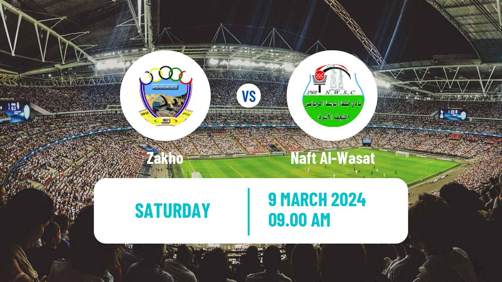 Soccer Iraqi Premier League Zakho - Naft Al-Wasat