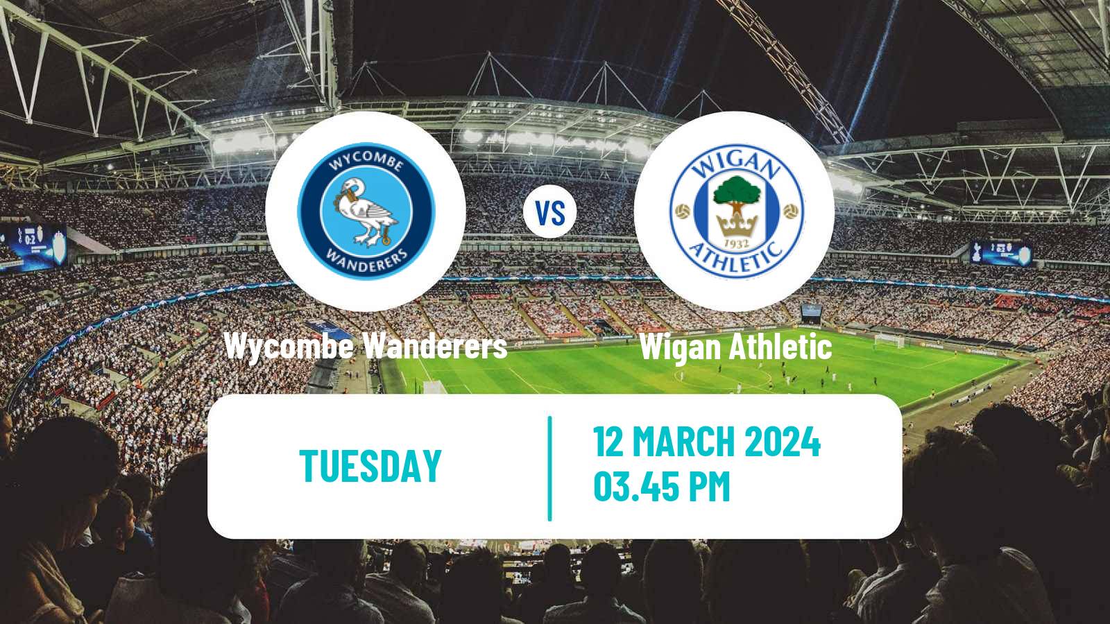 Soccer English League One Wycombe Wanderers - Wigan Athletic