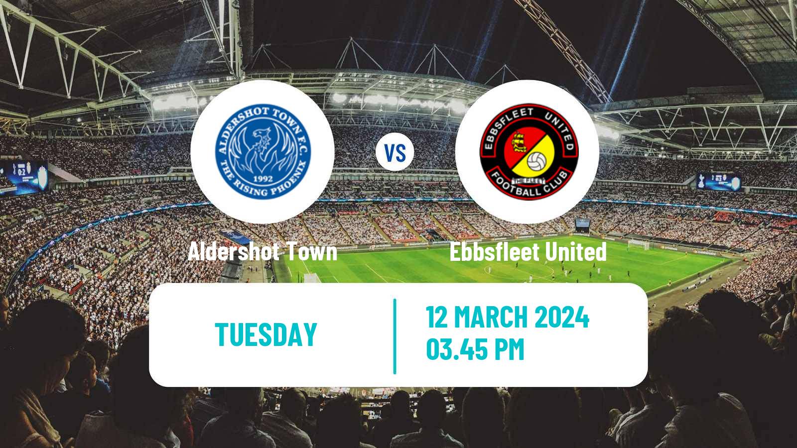 Soccer English National League Aldershot Town - Ebbsfleet United