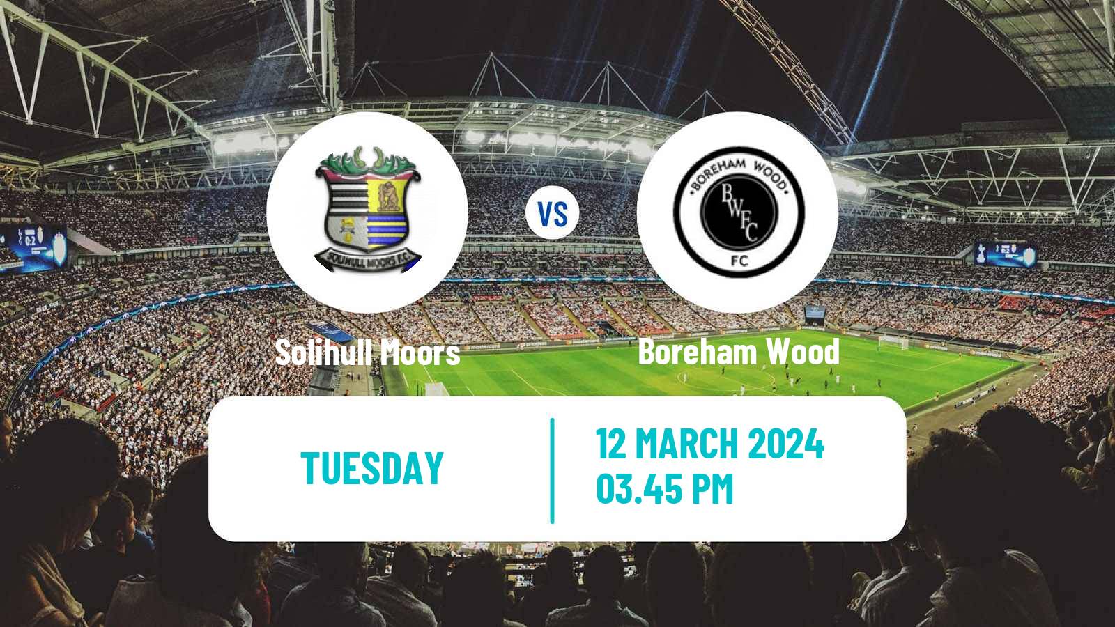 Soccer English National League Solihull Moors - Boreham Wood