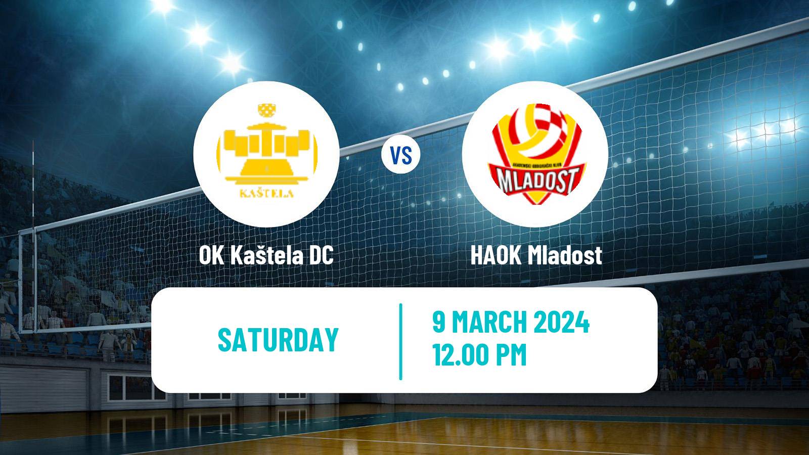 Volleyball Croatian Superliga Volleyball Women OK Kaštela DC - HAOK Mladost