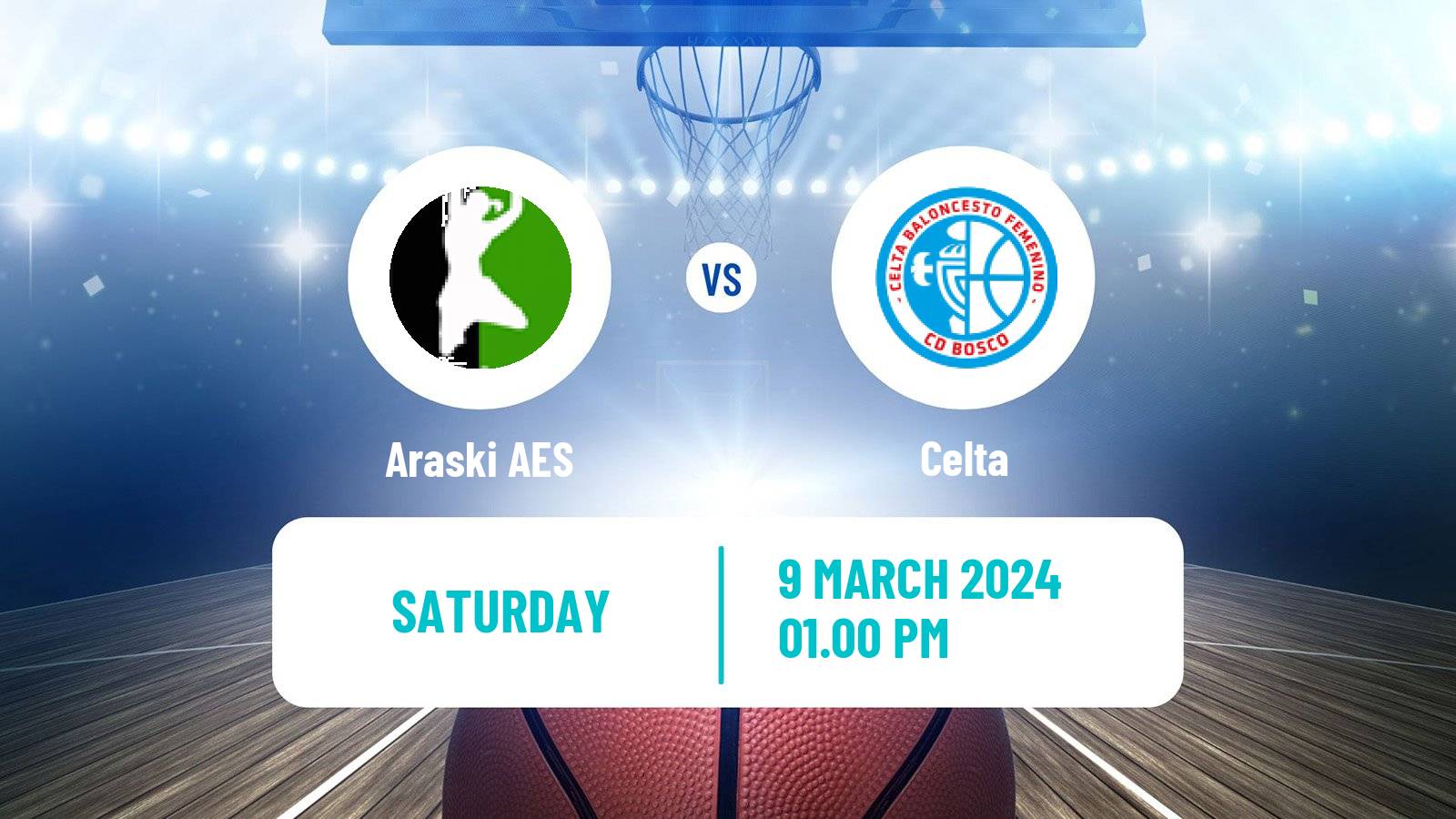 Basketball Spanish Liga Femenina Basketball Araski AES - Celta