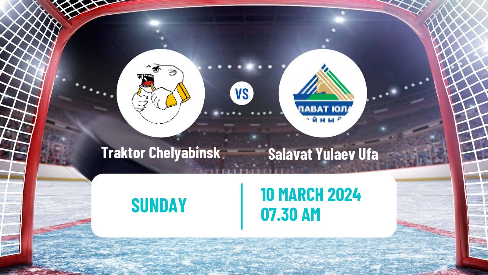 Hockey KHL Traktor Chelyabinsk - Salavat Yulaev Ufa