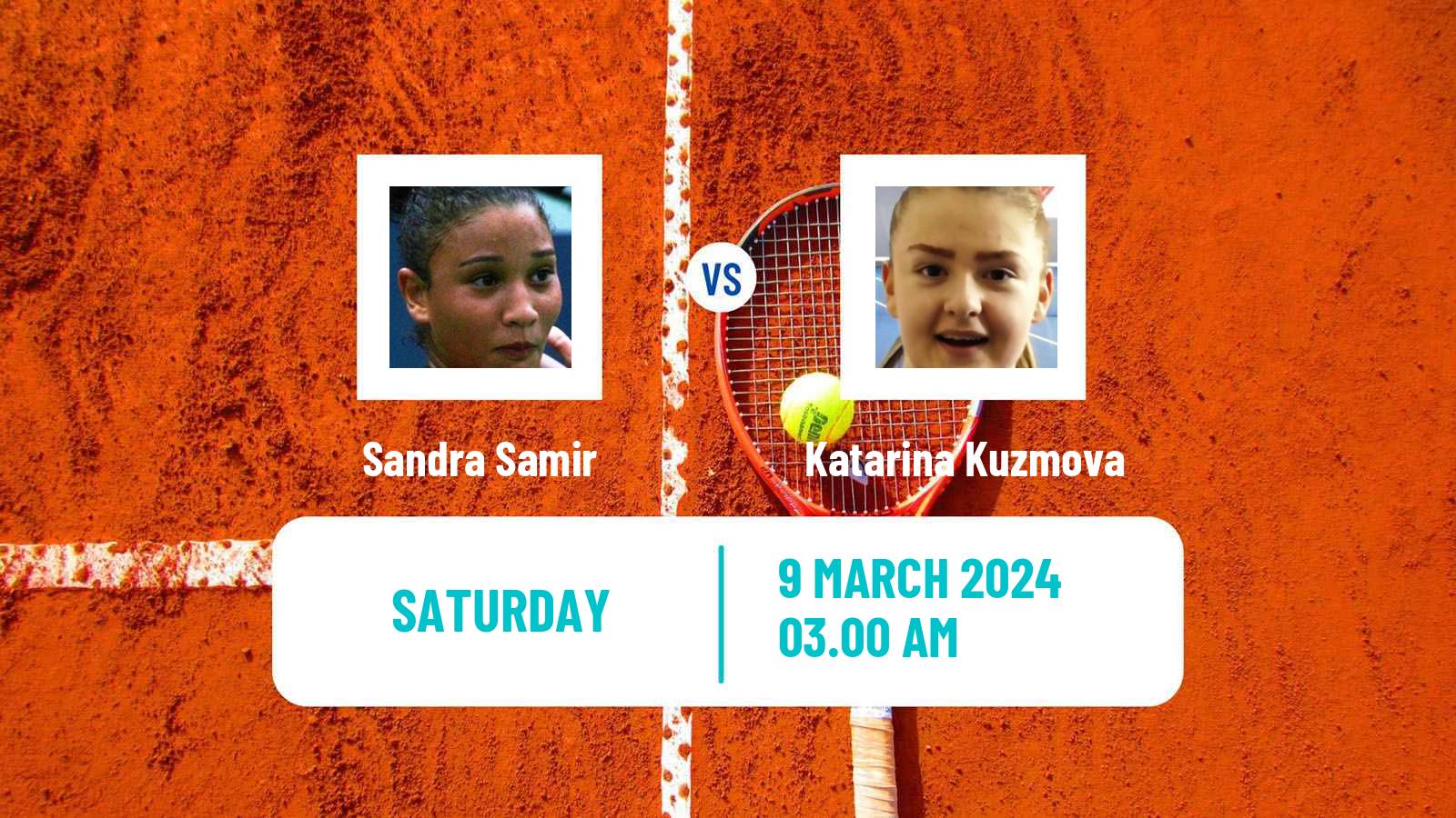 Tennis ITF W15 Sharm Elsheikh 5 Women Sandra Samir - Katarina Kuzmova