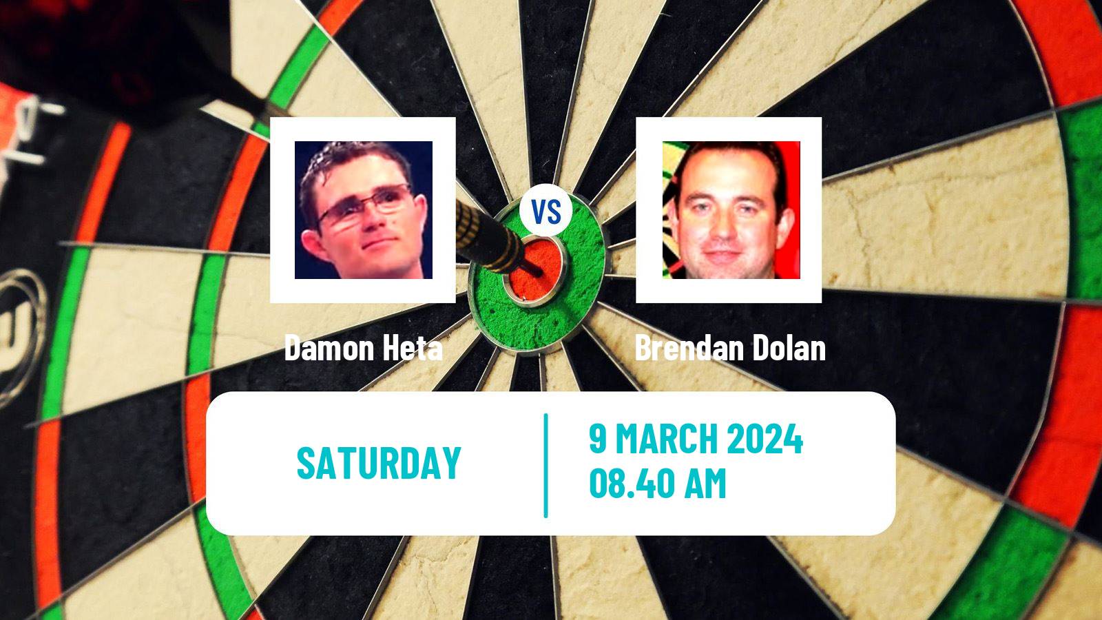 Darts European Tour 1 Damon Heta - Brendan Dolan