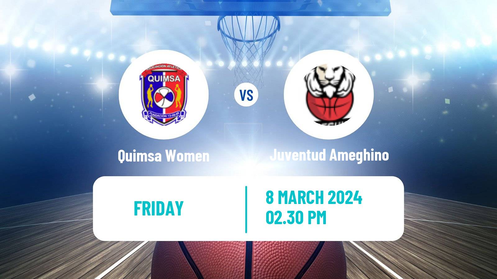 Basketball Argentinian Liga Femenina Basketball Quimsa - Juventud Ameghino