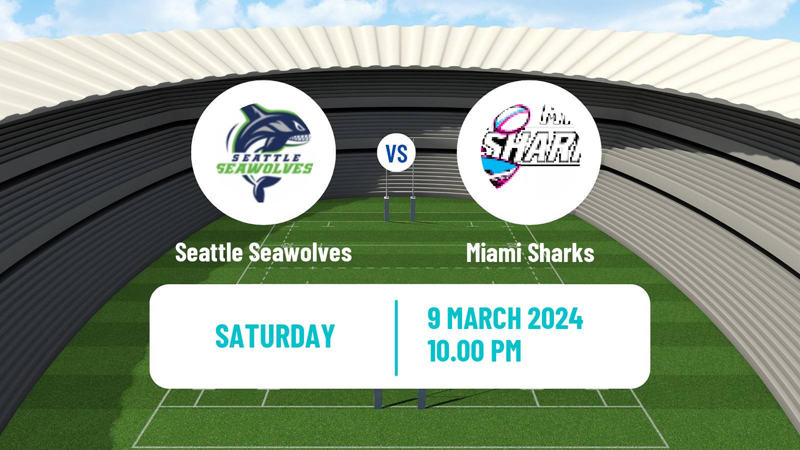 Rugby union USA Major League Rugby Seattle Seawolves - Miami Sharks