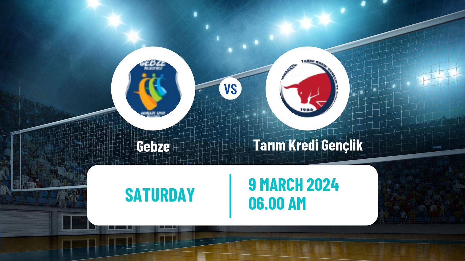 Volleyball Turkish 1 Ligi Volleyball Gebze - Tarım Kredi Gençlik