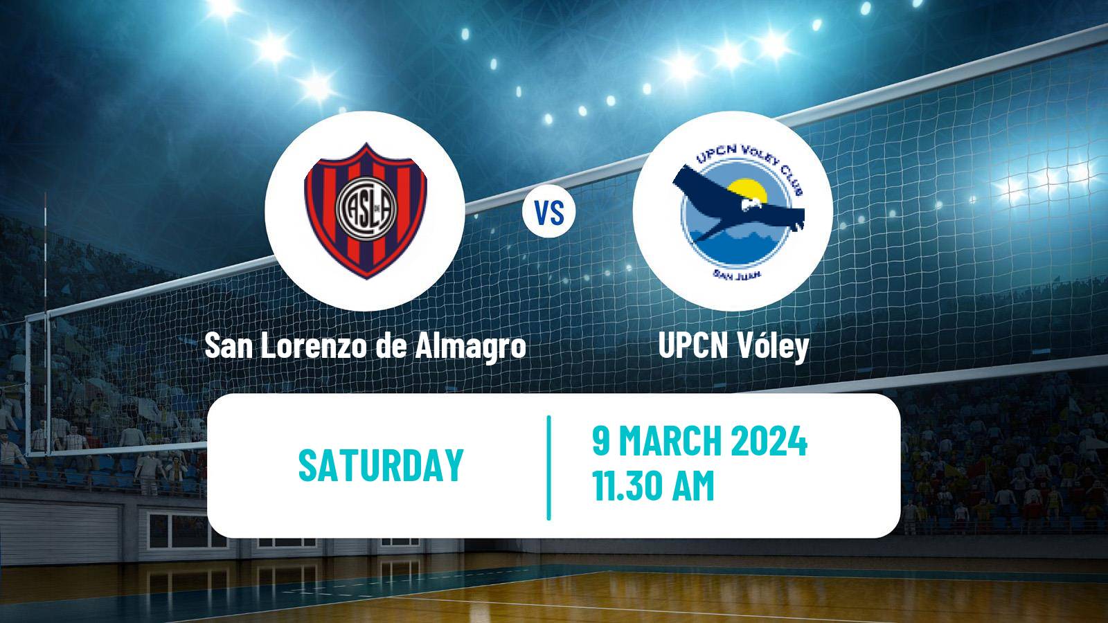 Volleyball Argentinian LVA Volleyball San Lorenzo de Almagro - UPCN Vóley