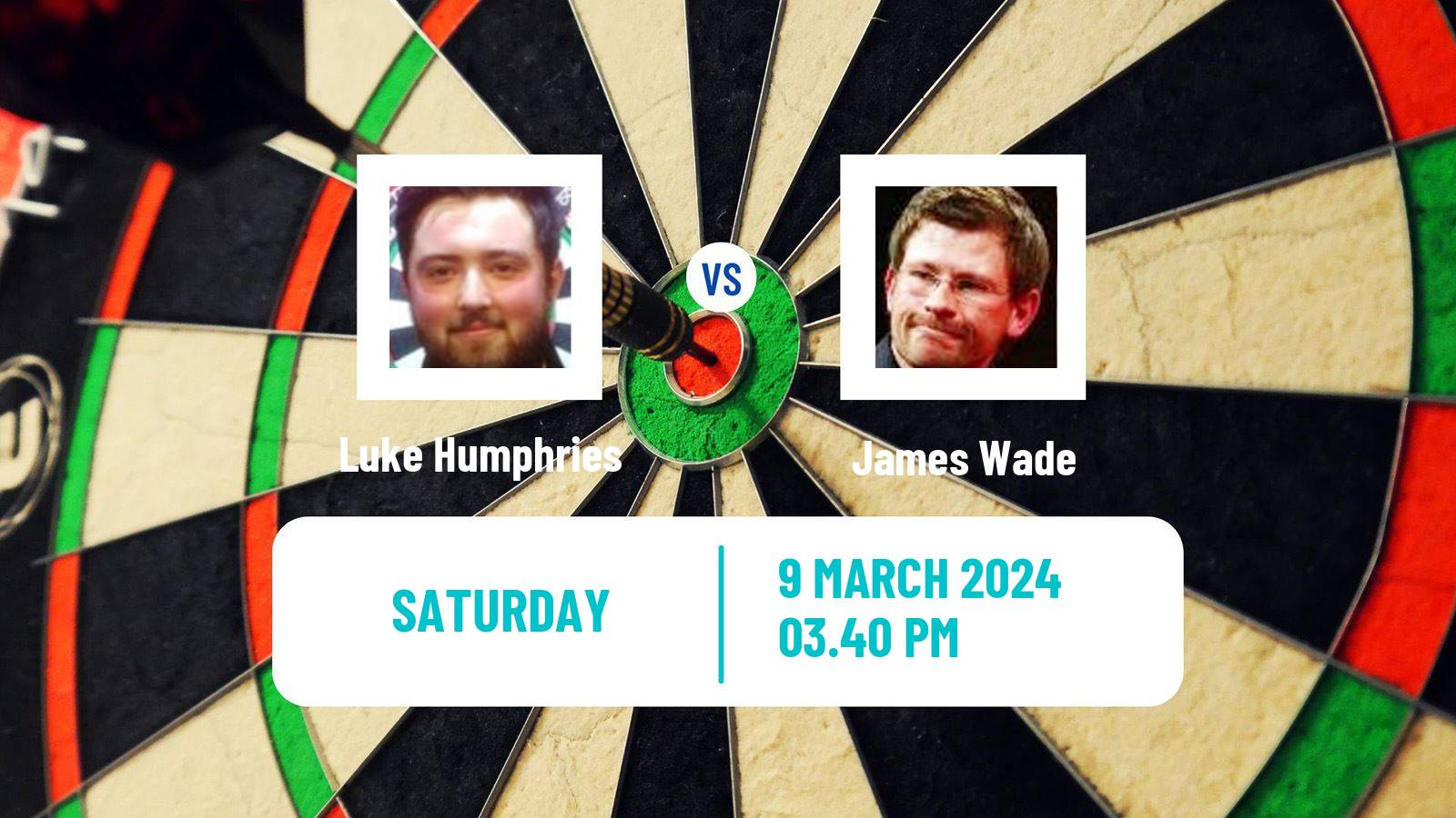 Darts European Tour 1 Luke Humphries - James Wade