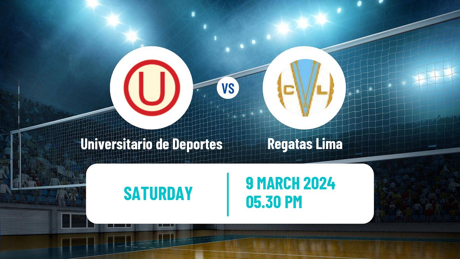 Volleyball Peruvian LNSV Women Universitario de Deportes - Regatas Lima