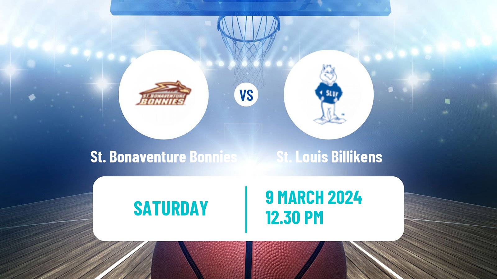 Basketball NCAA College Basketball St. Bonaventure Bonnies - St. Louis Billikens