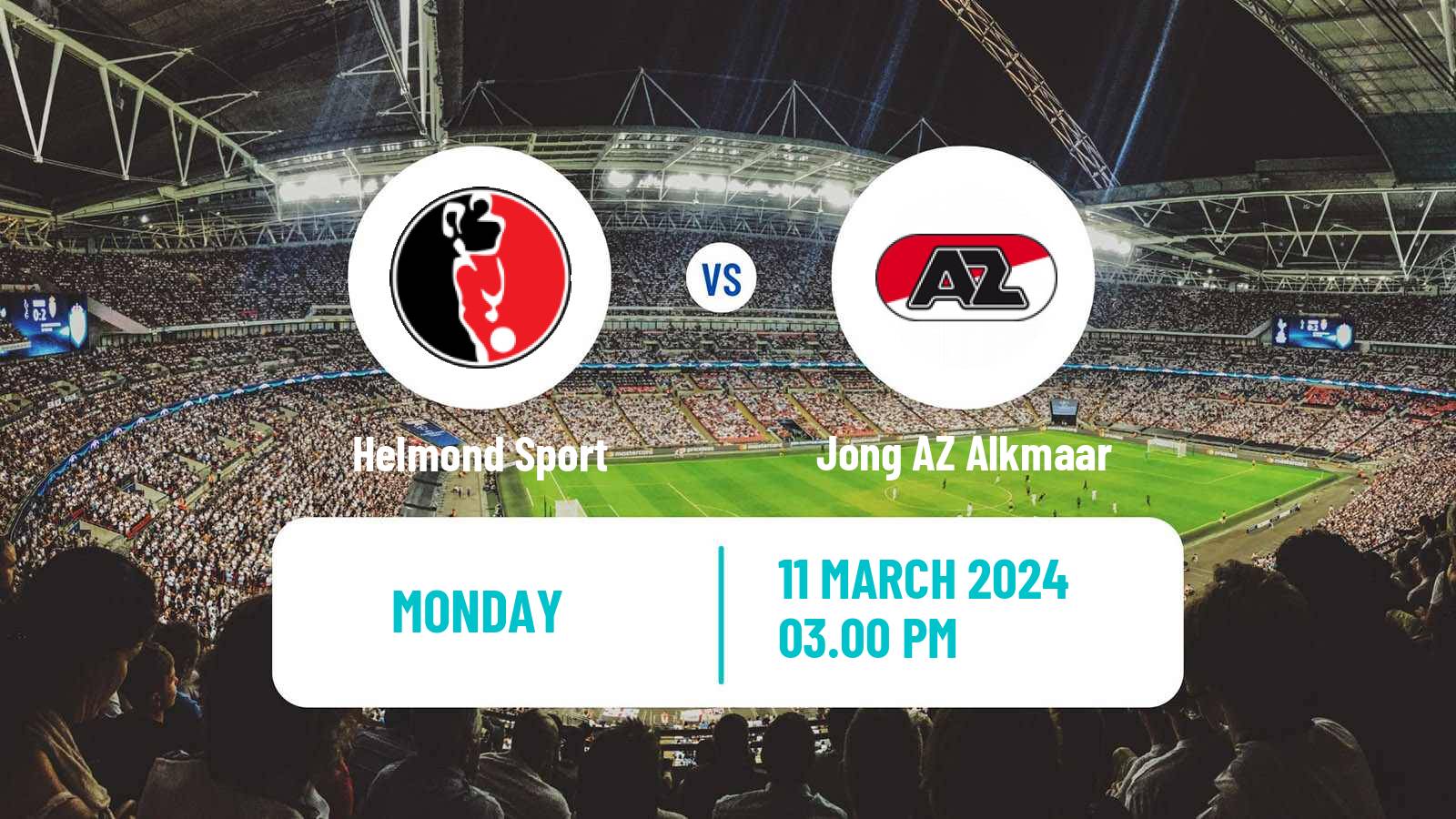 Soccer Dutch Eerste Divisie Helmond Sport - Jong AZ Alkmaar