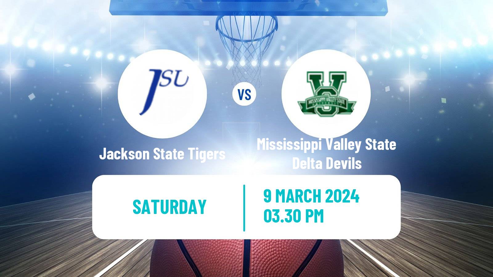 Basketball NCAA College Basketball Jackson State Tigers - Mississippi Valley State Delta Devils