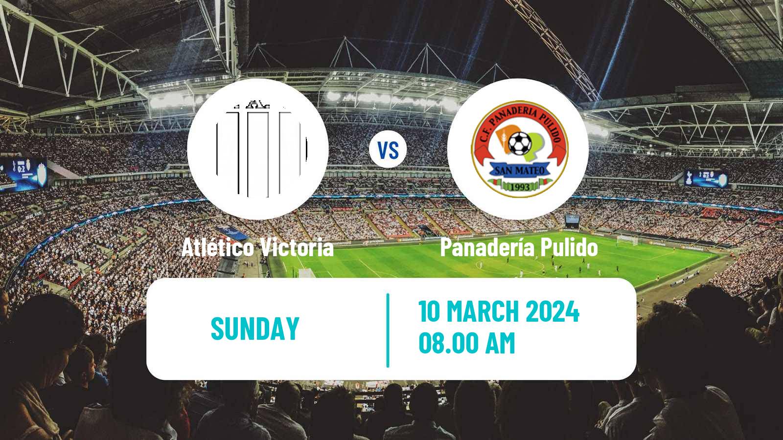 Soccer Spanish Tercera RFEF - Group 12 Atlético Victoria - Panadería Pulido