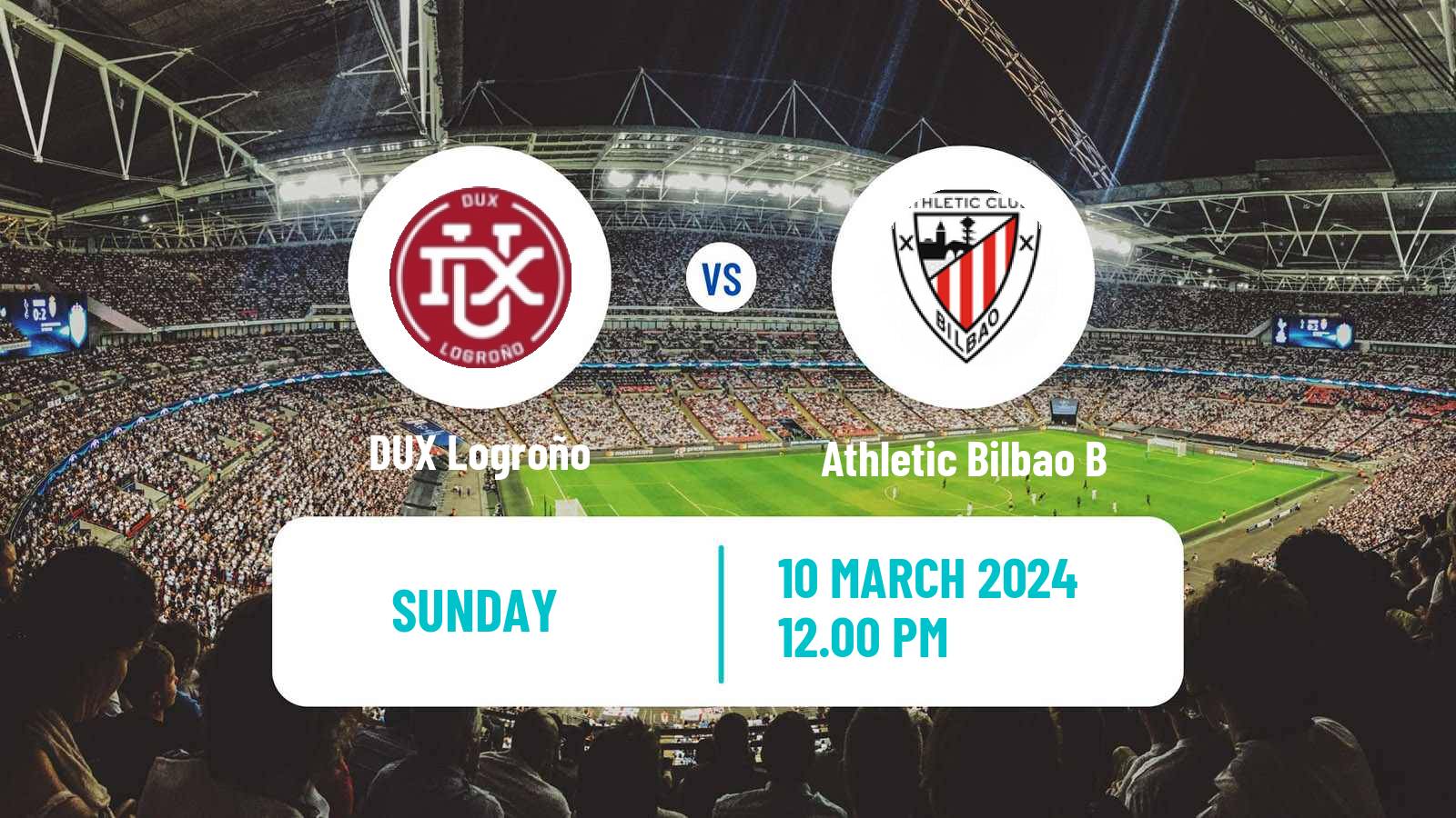 Soccer Spanish Primera Federacion Women DUX Logroño - Athletic Bilbao B