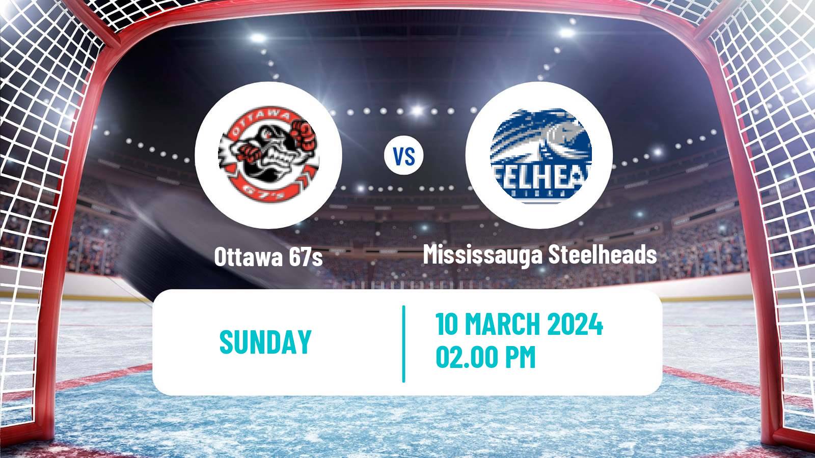 Hockey OHL Ottawa 67s - Mississauga Steelheads