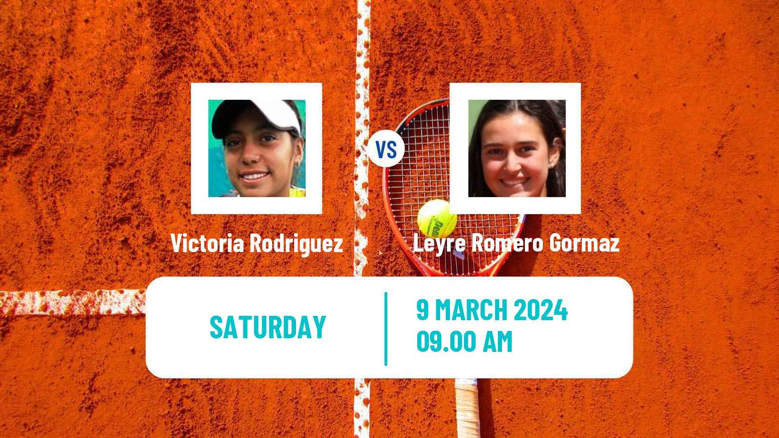 Tennis ITF W35 Santo Domingo Women Victoria Rodriguez - Leyre Romero Gormaz