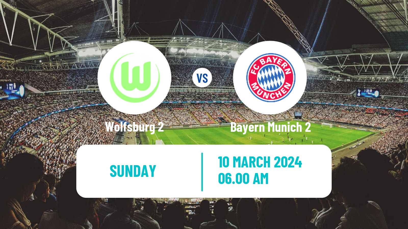 Soccer German 2 Bundesliga Women Wolfsburg 2 - Bayern Munich 2