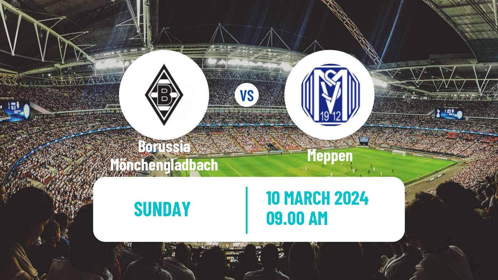 Soccer German 2 Bundesliga Women Borussia Mönchengladbach - Meppen