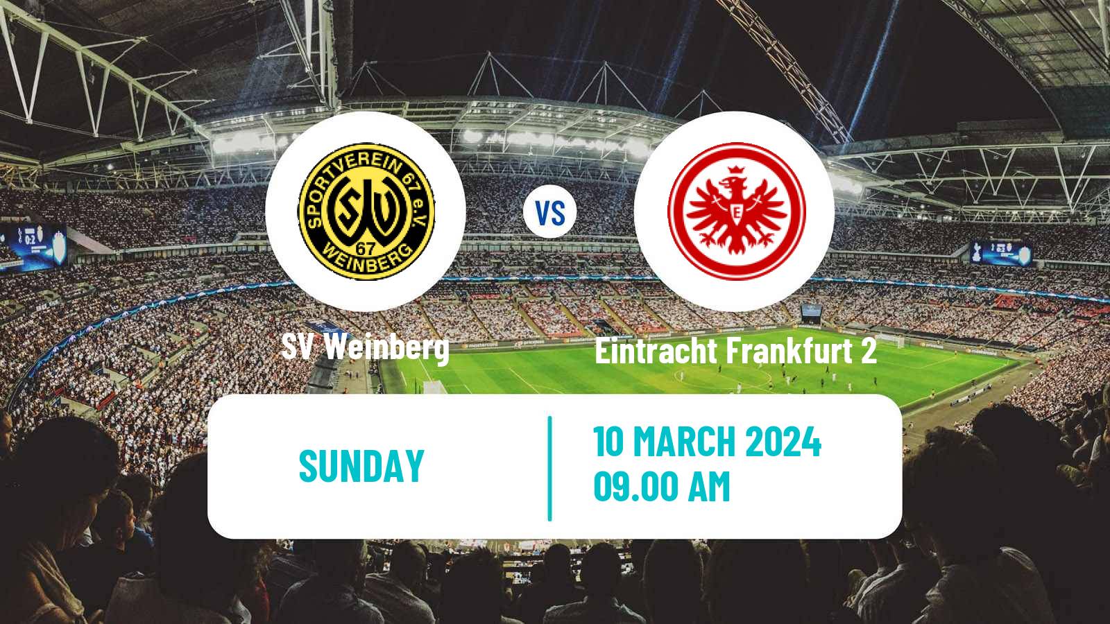 Soccer German 2 Bundesliga Women Weinberg - Eintracht Frankfurt 2