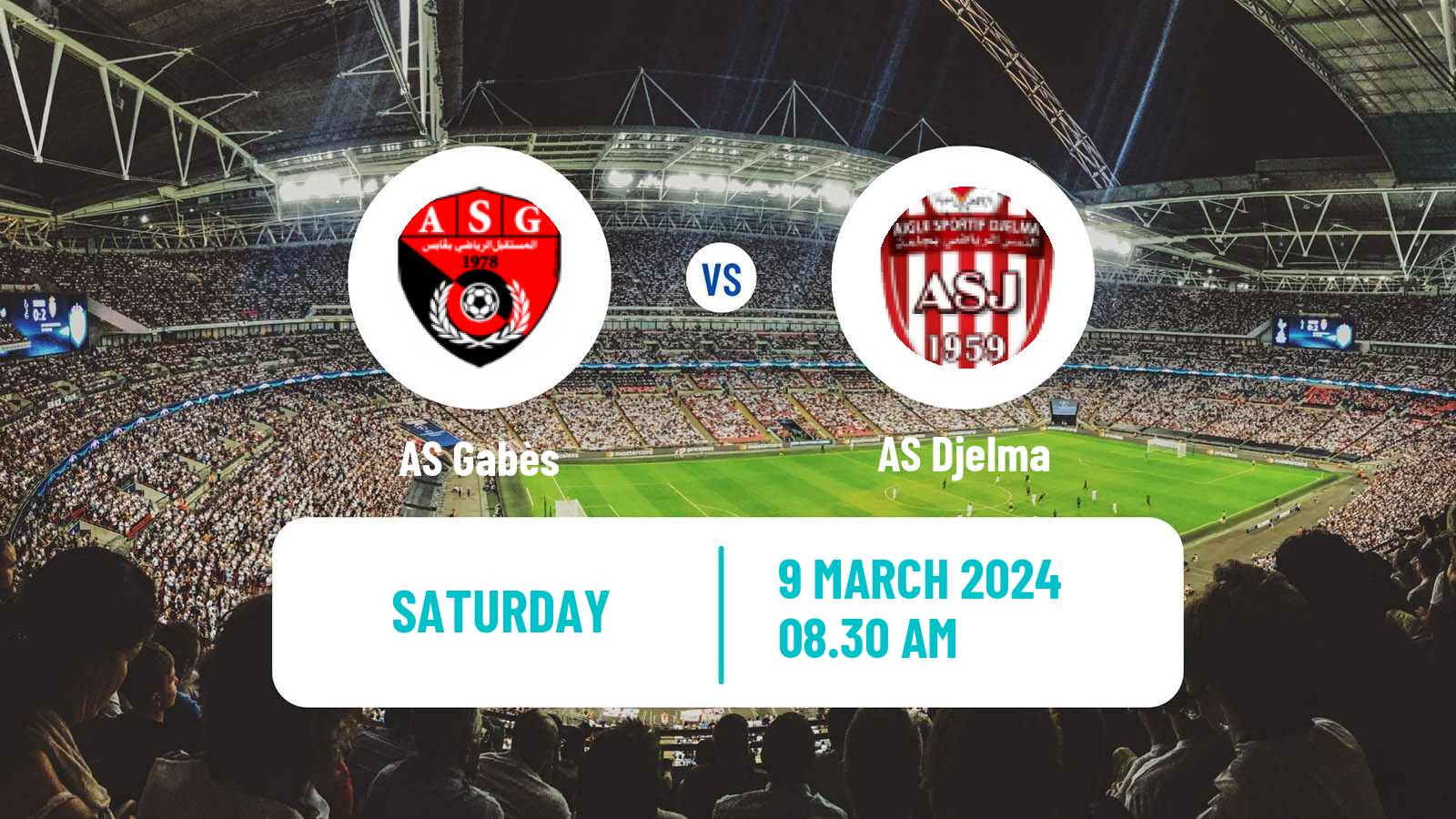 Soccer Tunisian Ligue 2 Gabès - Djelma