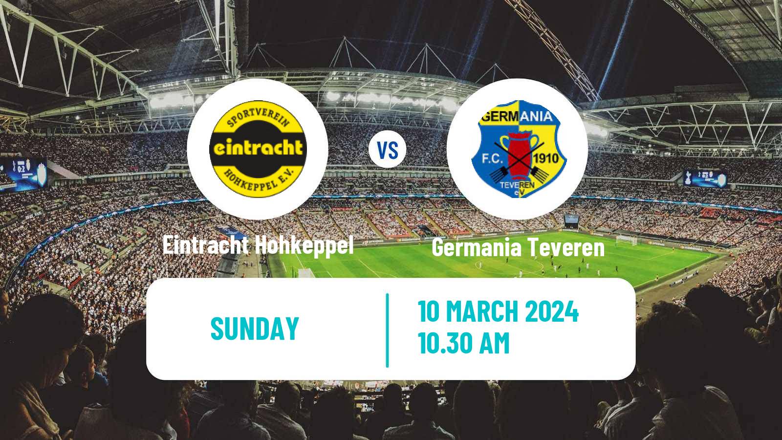 Soccer German Oberliga Mittelrhein Eintracht Hohkeppel - Germania Teveren