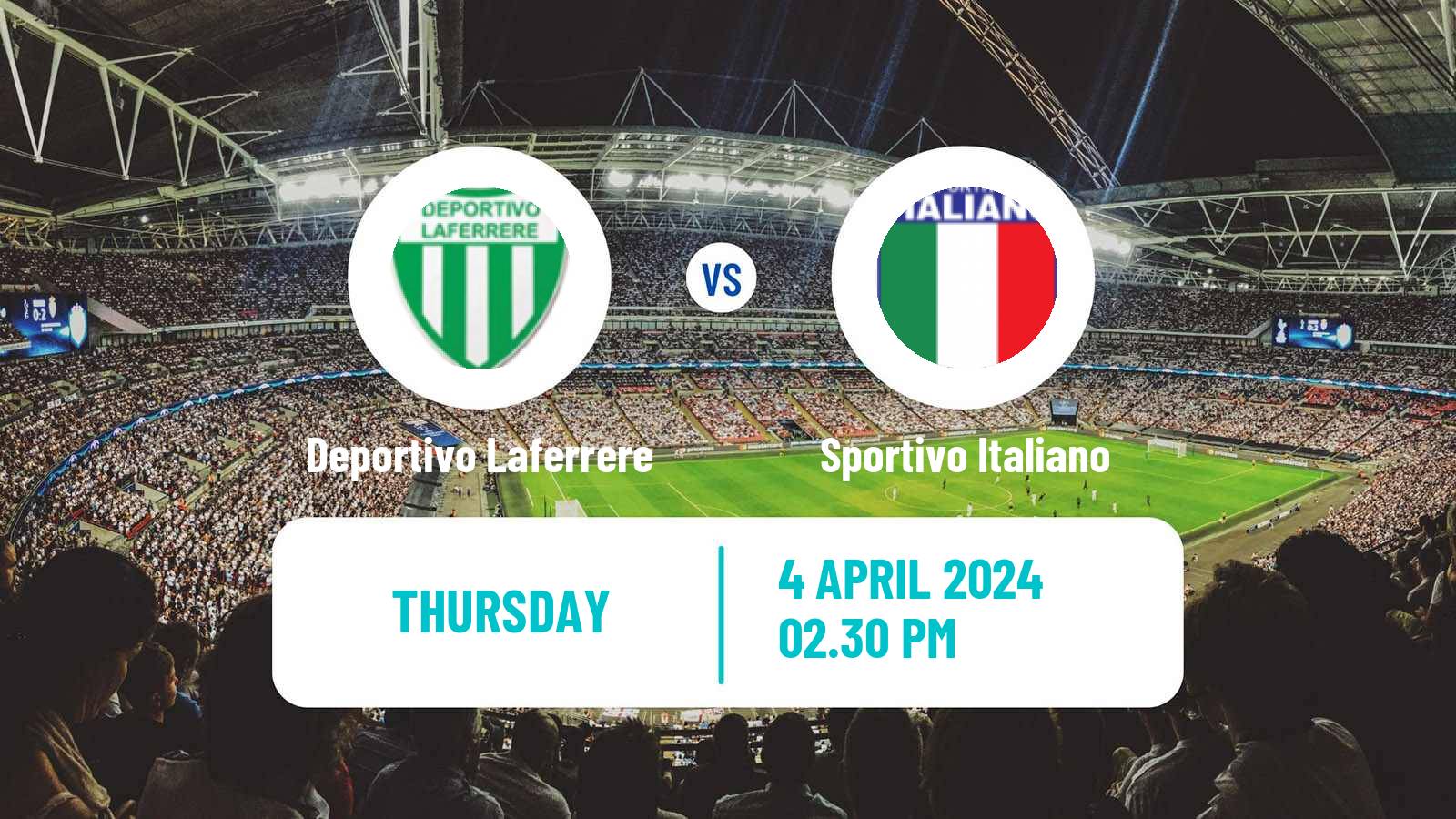 Soccer Argentinian Primera B Deportivo Laferrere - Sportivo Italiano