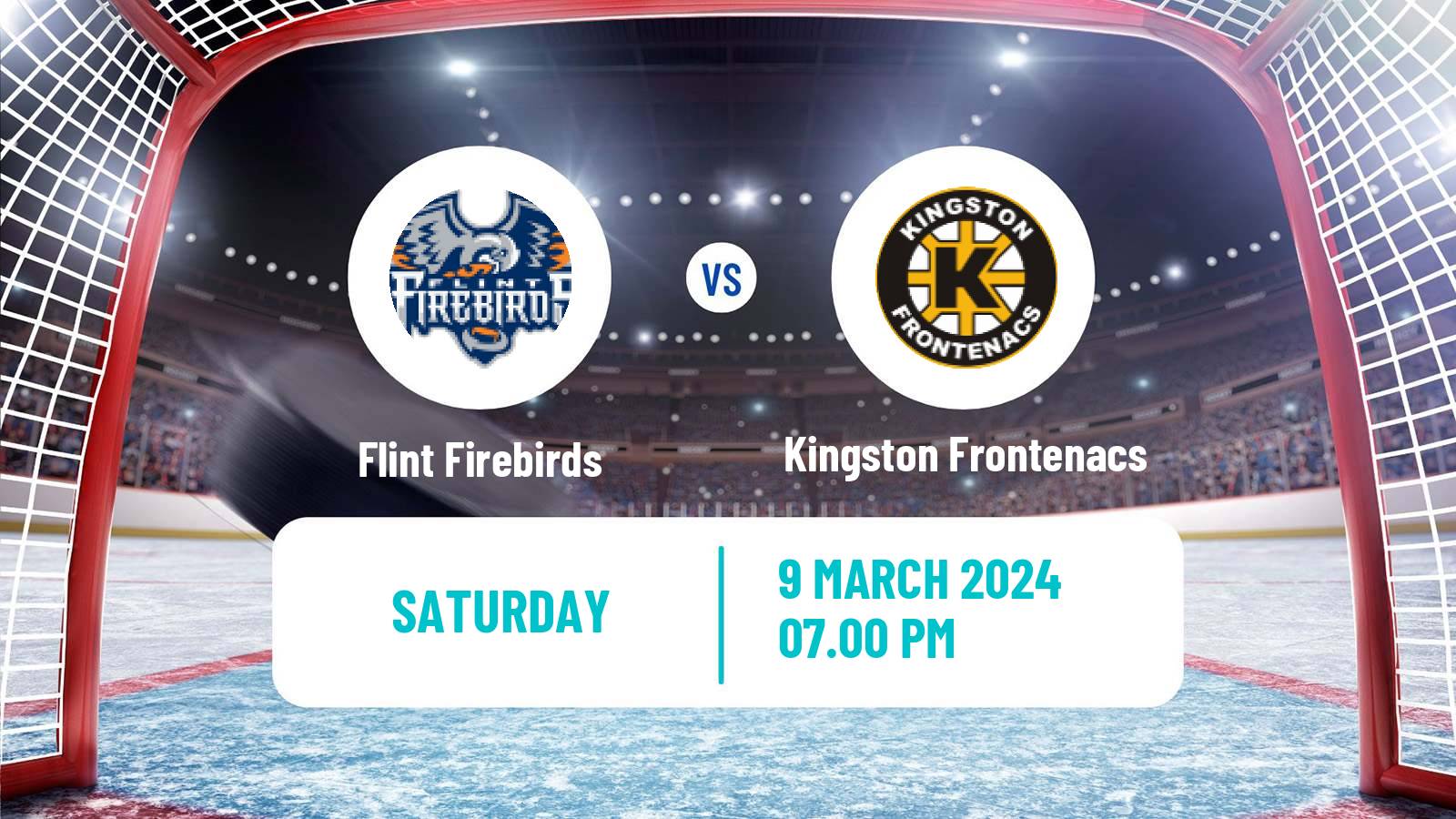 Hockey OHL Flint Firebirds - Kingston Frontenacs