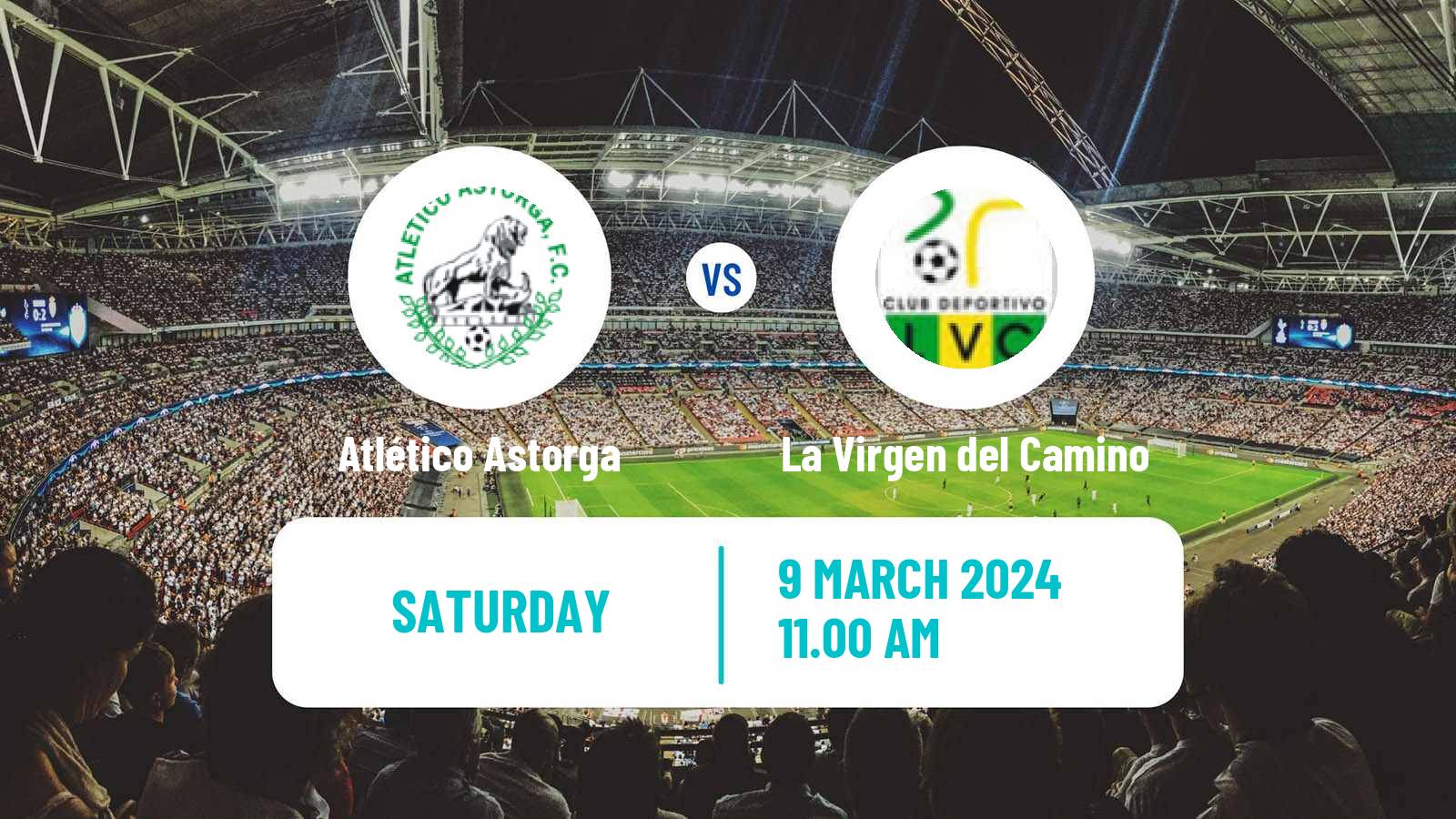 Soccer Spanish Tercera RFEF - Group 8 Atlético Astorga - La Virgen del Camino