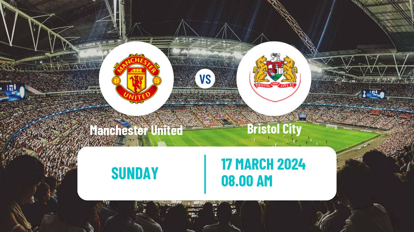 Soccer English WSL Manchester United - Bristol City
