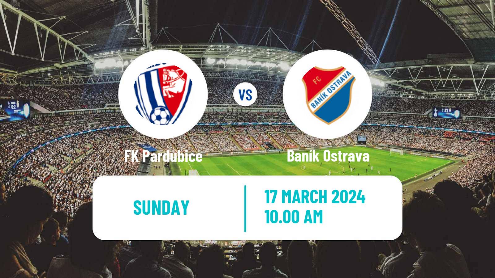 Soccer Czech 1 Liga Pardubice - Baník Ostrava
