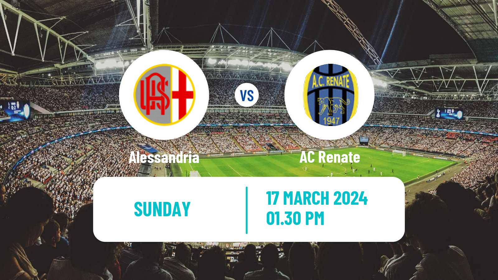 Soccer Italian Serie C Group A Alessandria - Renate