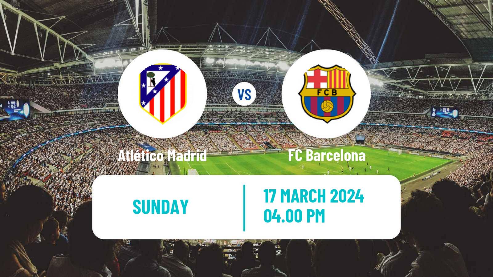 Soccer Spanish LaLiga Atlético Madrid - Barcelona