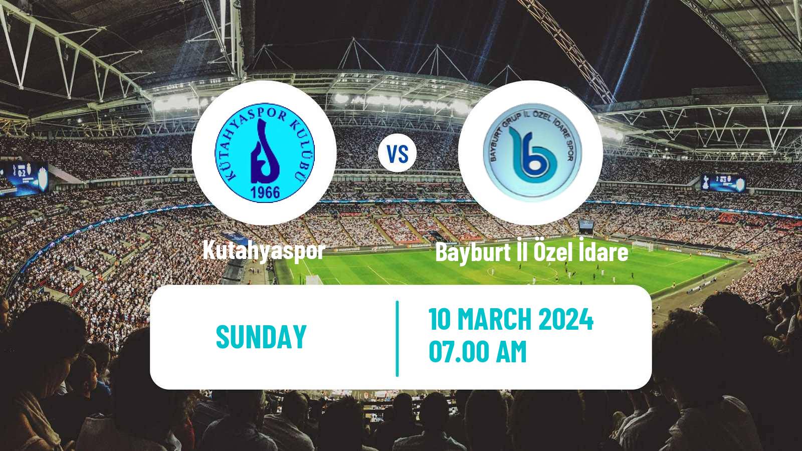 Soccer Turkish 3 Lig Group 3 Kutahyaspor - Bayburt İl Özel İdare
