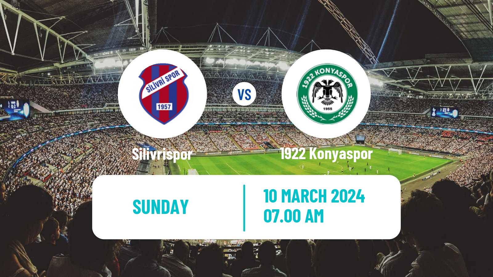 Soccer Turkish 3 Lig Group 3 Silivrispor - 1922 Konyaspor