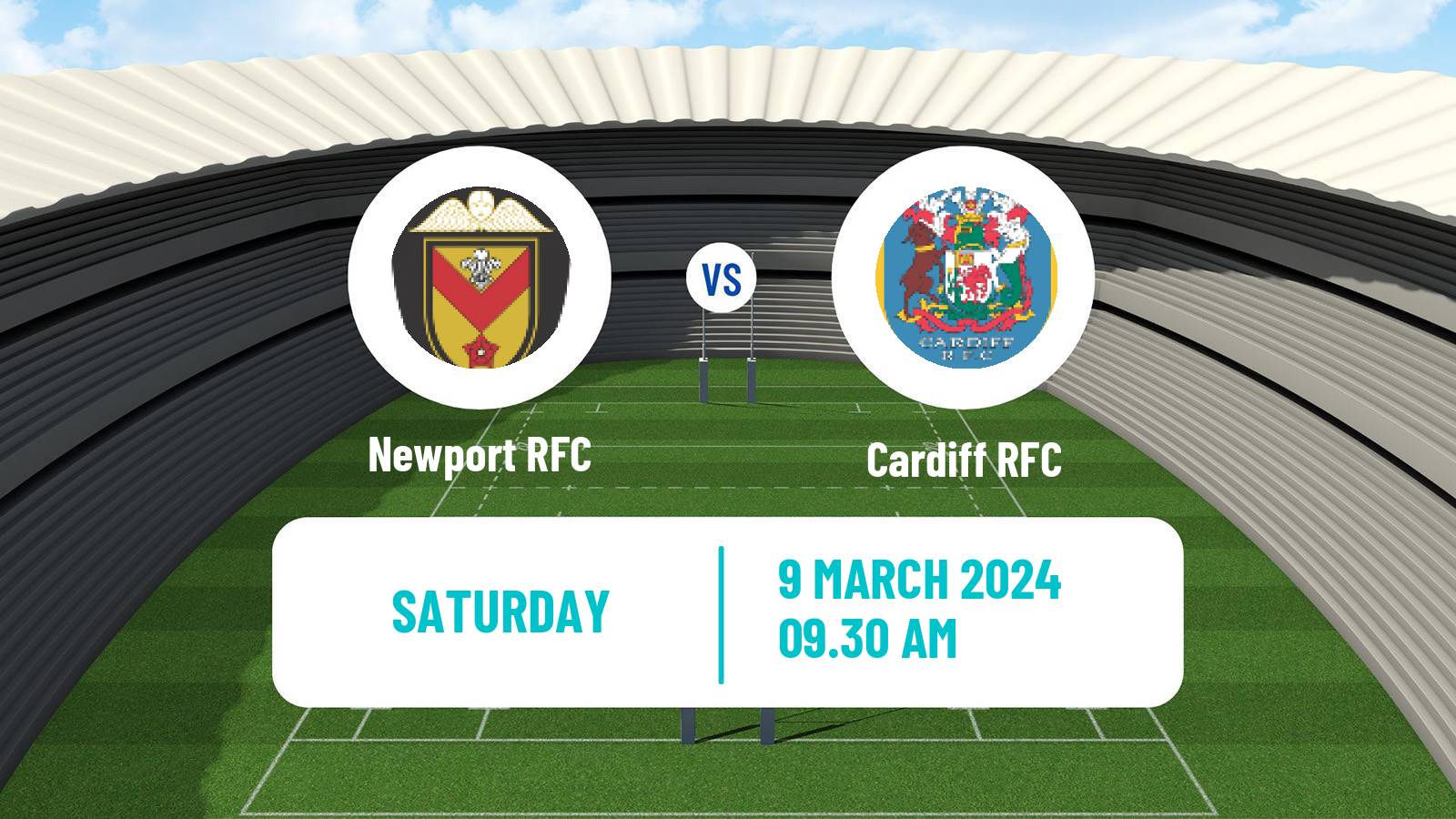 Rugby union Welsh Premier Division Rugby Union Newport - Cardiff