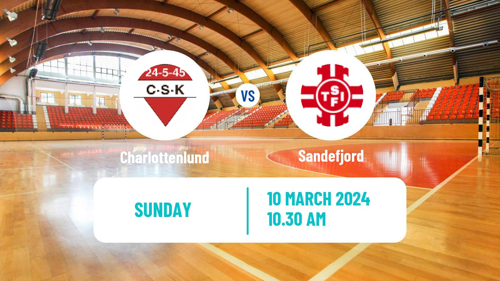 Handball Norwegian 1 Division Handball Charlottenlund - Sandefjord