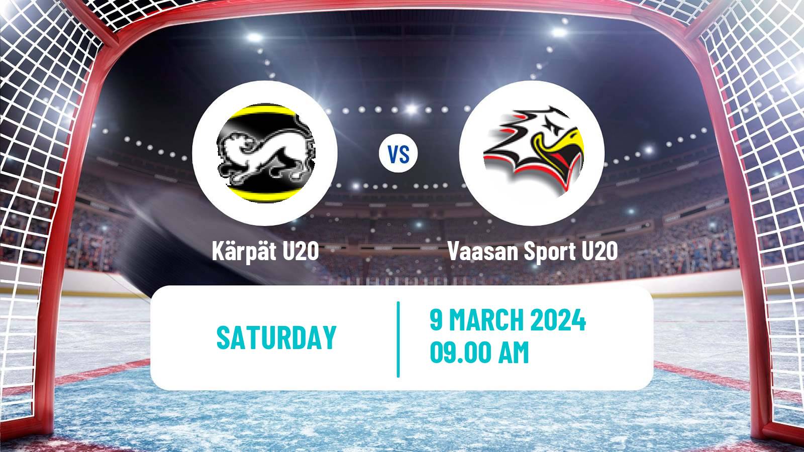 Hockey Finnish SM-sarja U20 Kärpät U20 - Vaasan Sport U20
