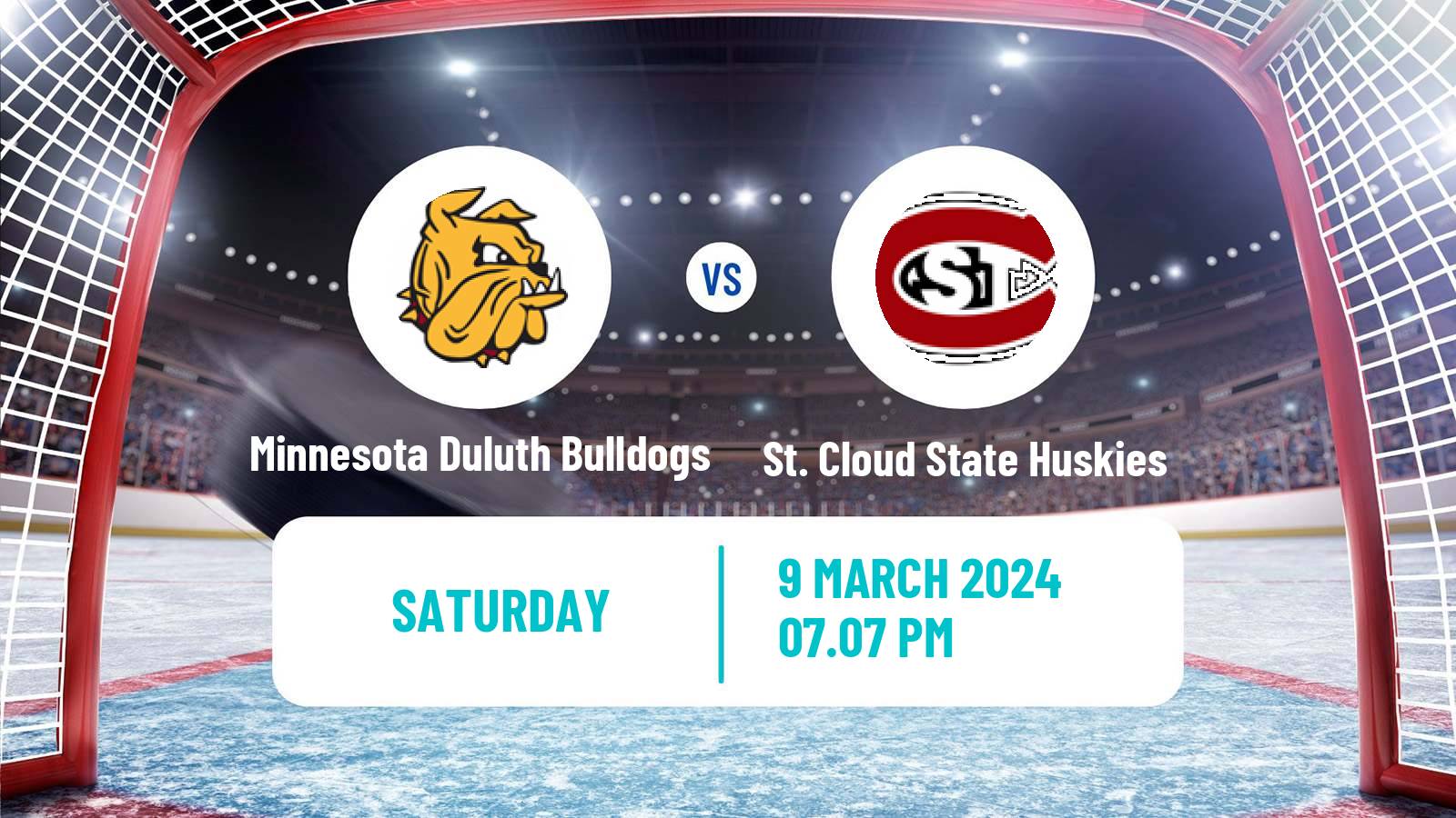 Hockey NCAA Hockey Minnesota Duluth Bulldogs - St. Cloud State Huskies