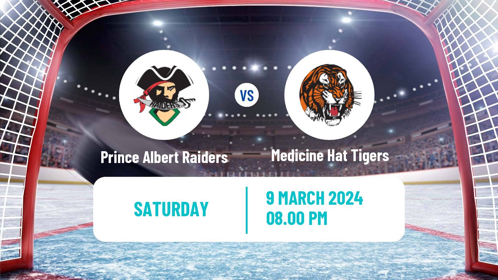 Hockey WHL Prince Albert Raiders - Medicine Hat Tigers