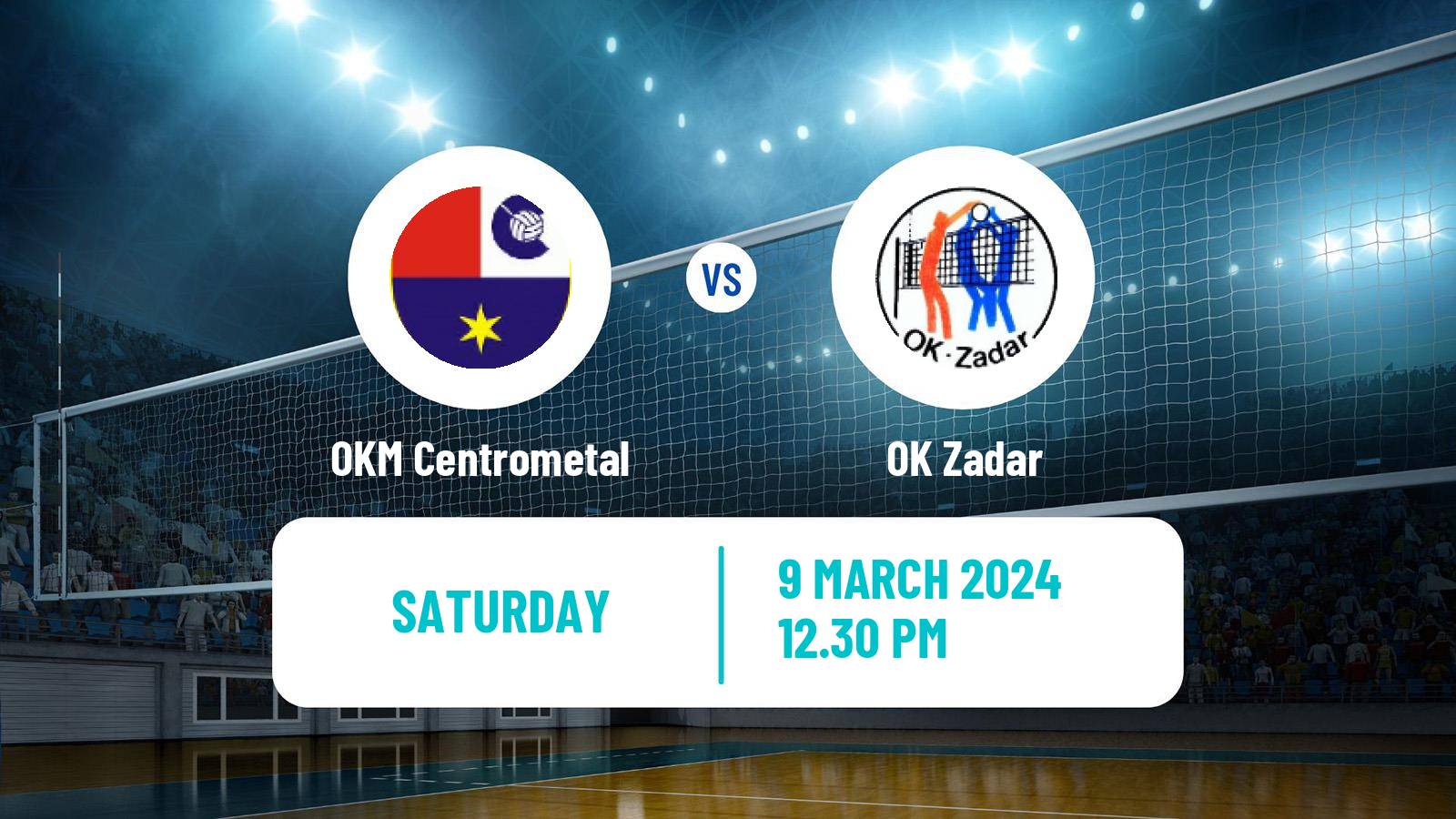 Volleyball Croatian Superliga Volleyball OKM Centrometal - OK Zadar